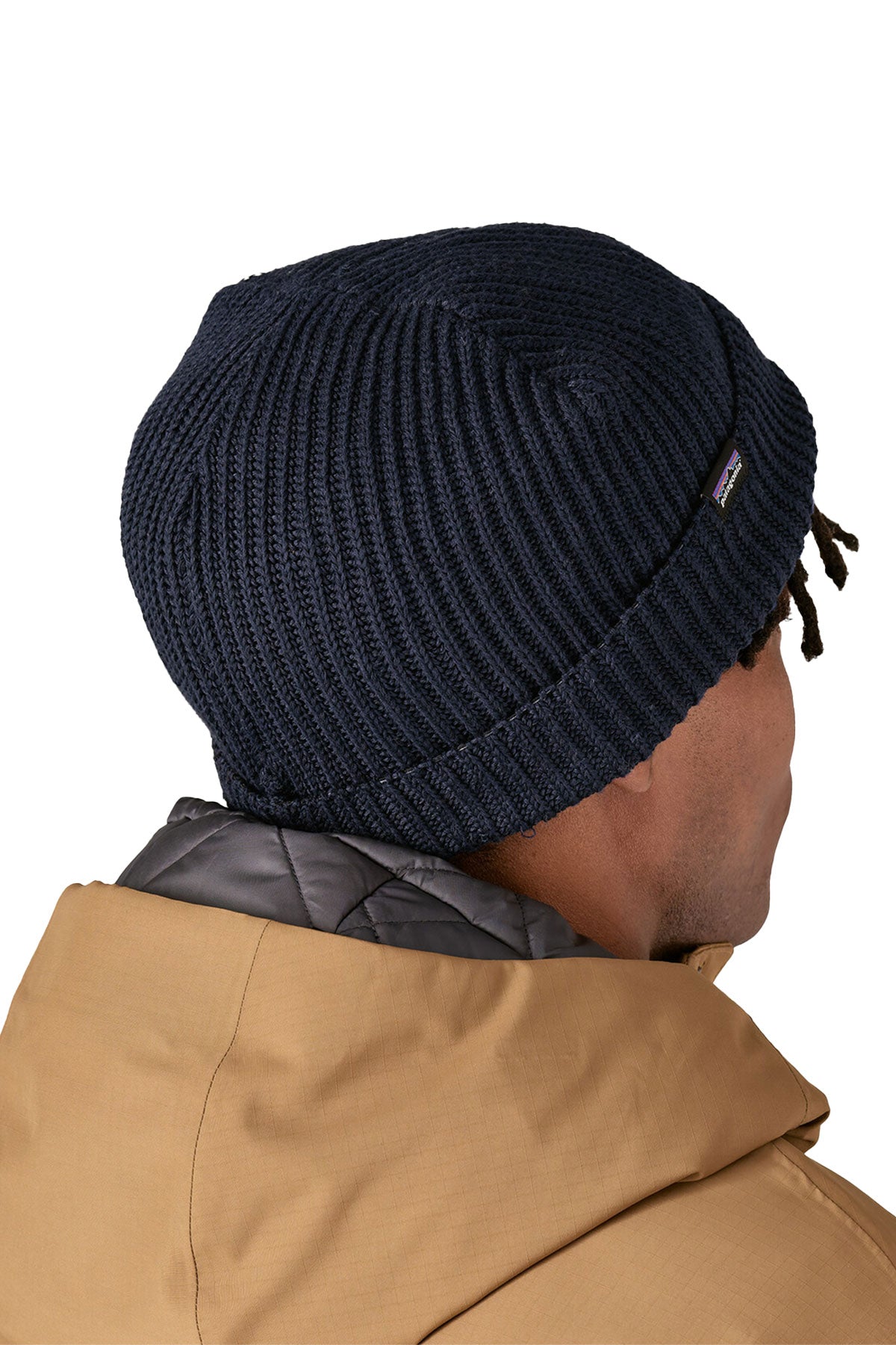 Patagonia Fisherman's Custom Rolled Beanies, Navy Blue