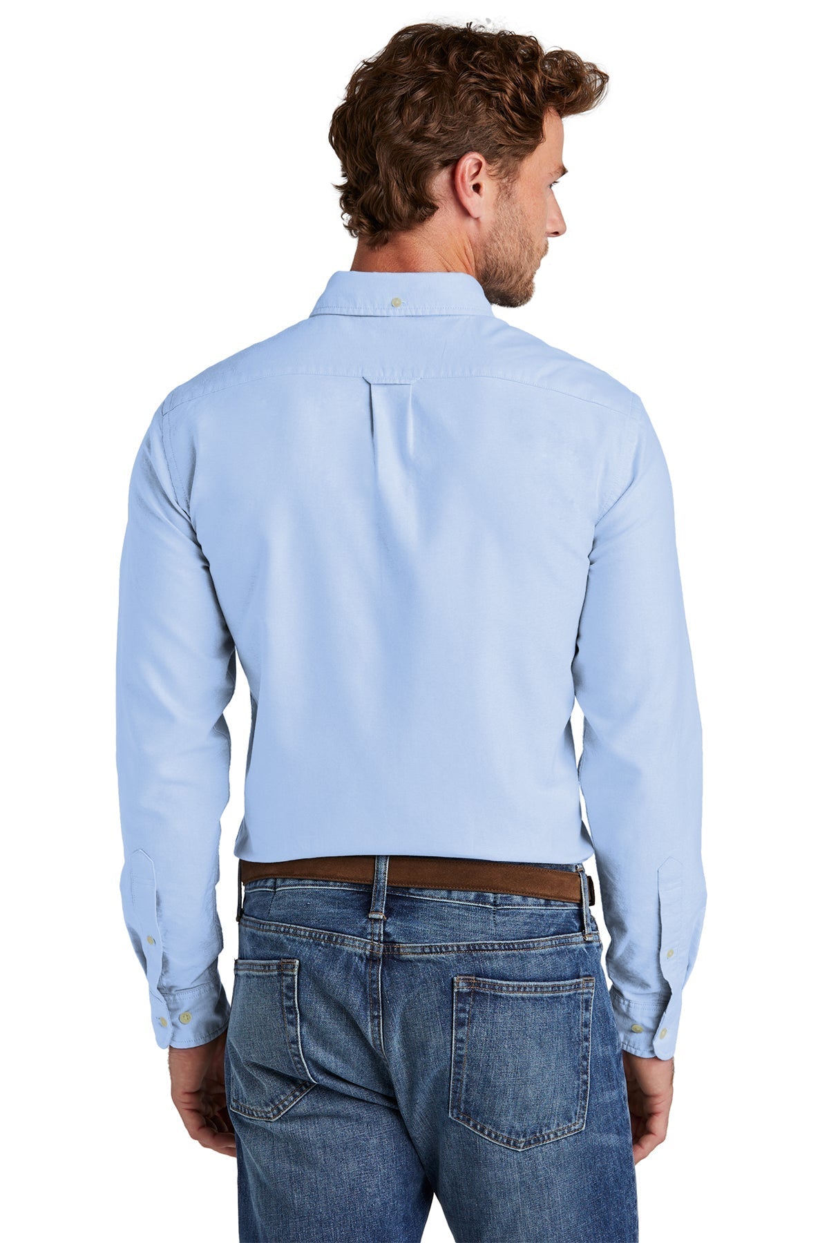 Brooks Brothers Casual Oxford Cloth Shirt, Newport Blue [Johnstown Housing Authority]