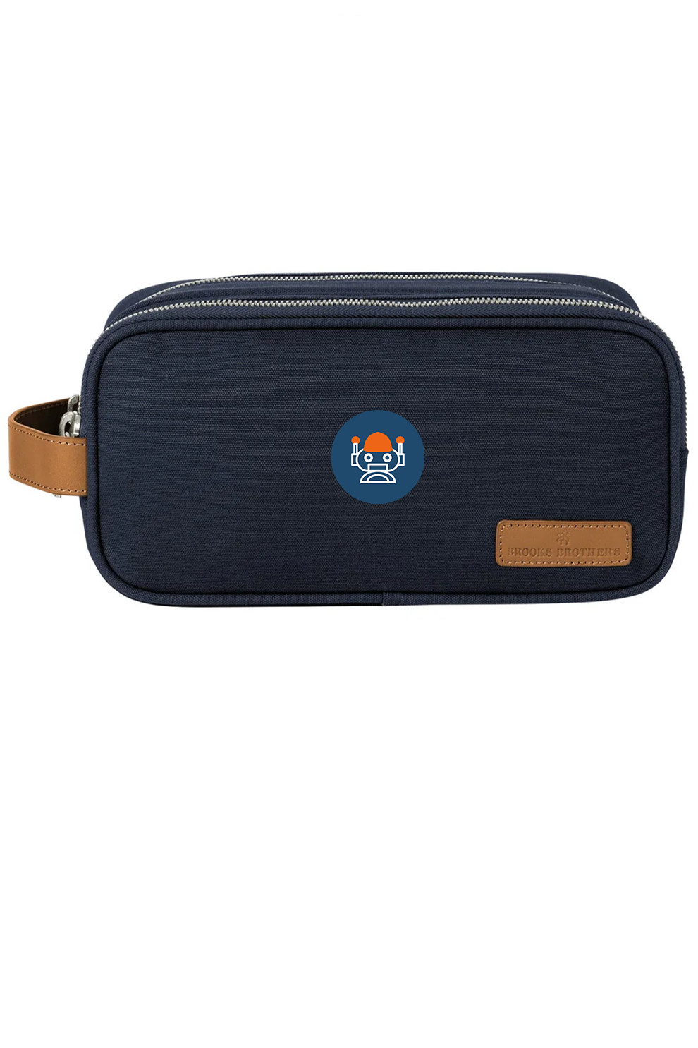 Brooks Brothers Wells Dopp Kit, Navy Blazer - Embroidery [Reynolds and Moore]