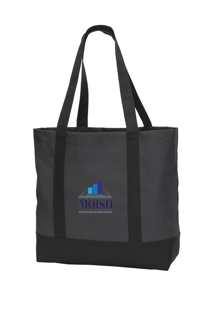 Port Authority Day Tote, Dark Charcoal/ Black [Mecosta-Osceola ISD]