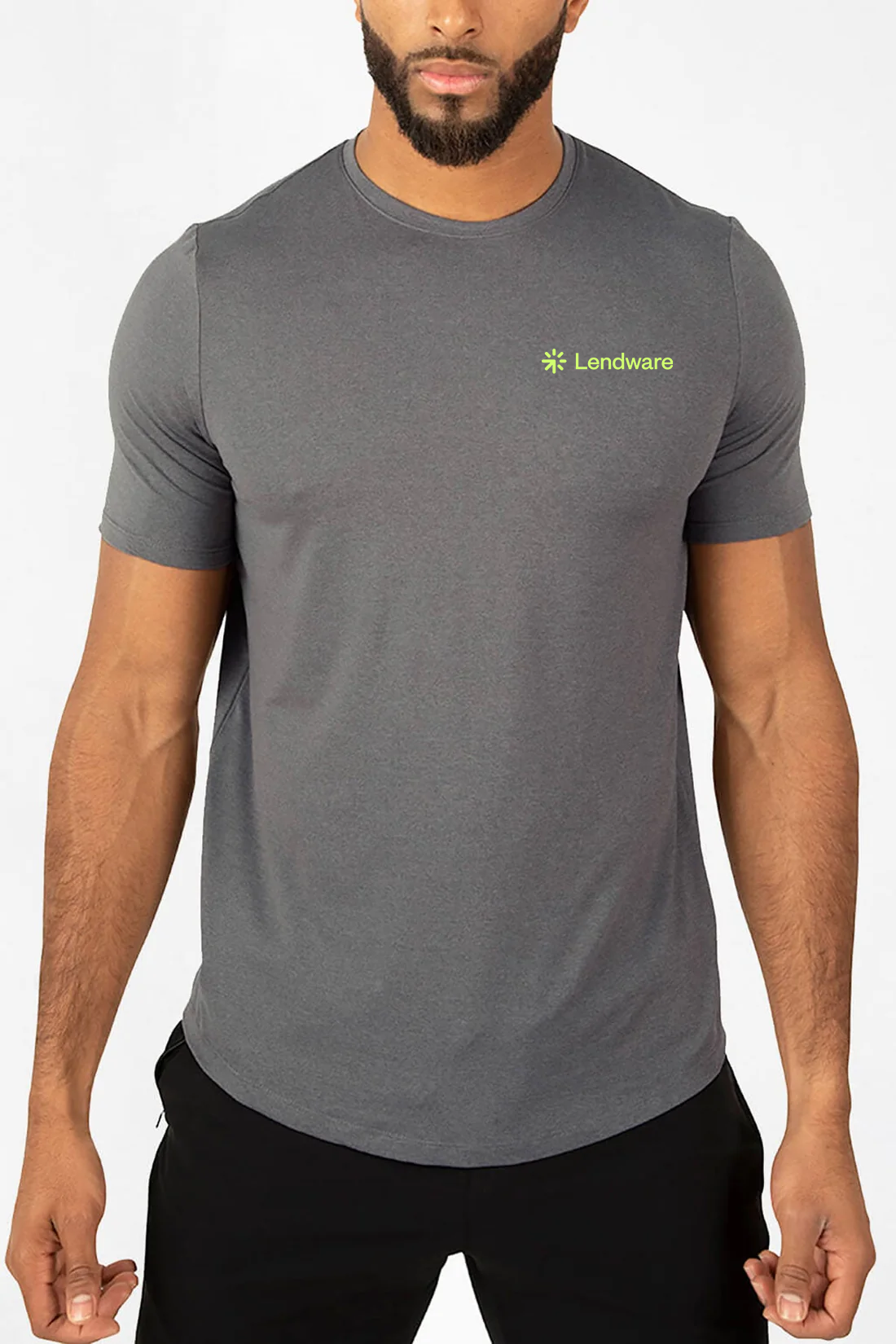 UNRL Ultra Tee Short Sleeve, Heather Steel [Lendware]