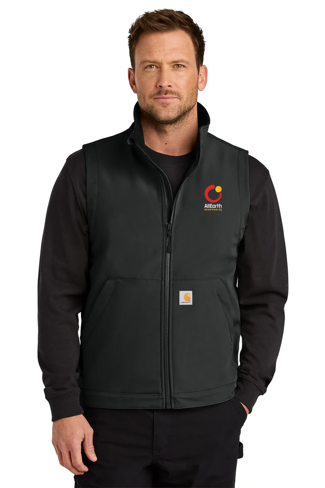 Carhartt Rain Defender Soft Shell Vest, Black [AllEarth Renewables]