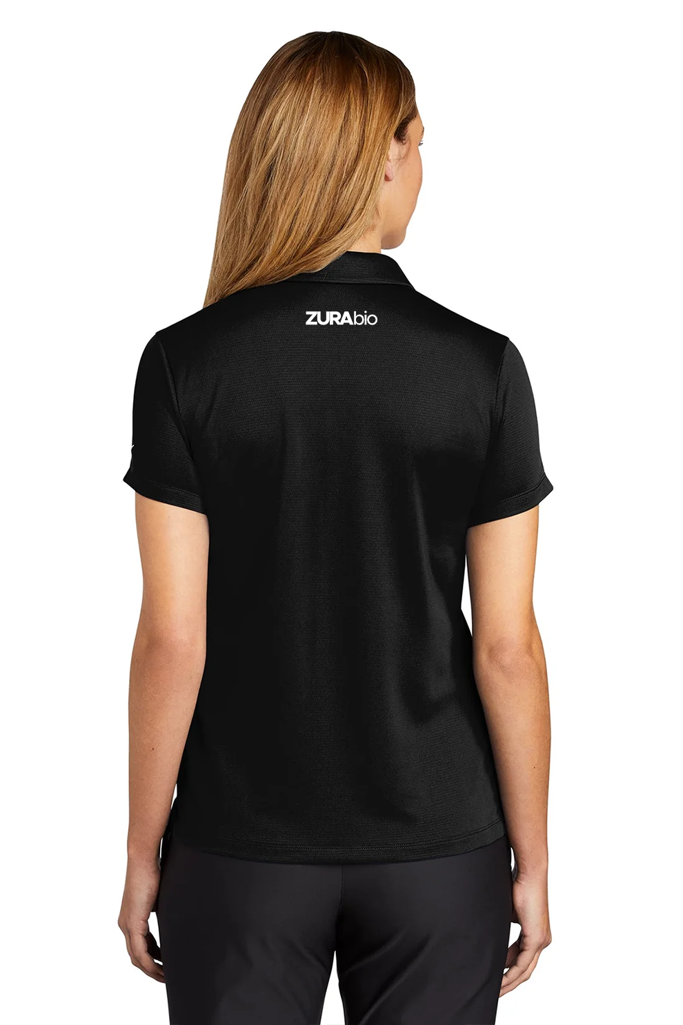 Nike Ladies Dry Essential Polo, Black [Zura Bio]
