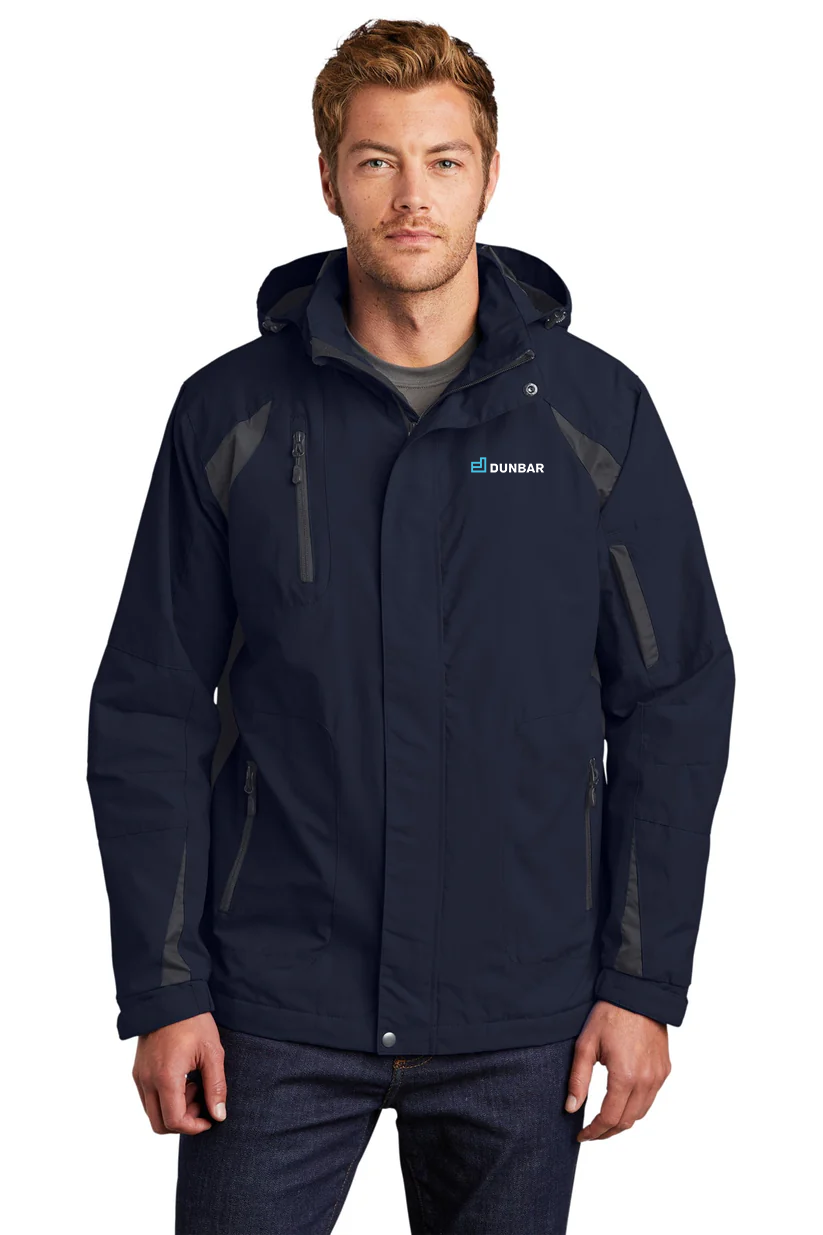 Port Authority All-Season II Jacket, True Navy/ Iron Grey [Dunbar]