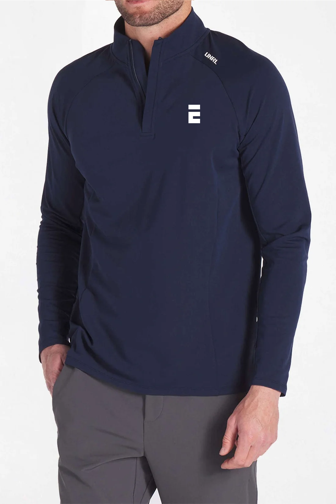 UNRL Highlands Quarter Zip, Navy [Executive Construction]