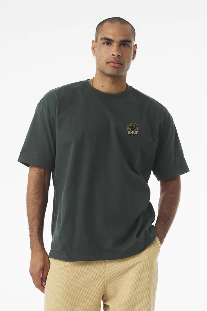 Bella Canvas Unisex Heavyweight  Tee, Hunter Green [Nuclear rescue]