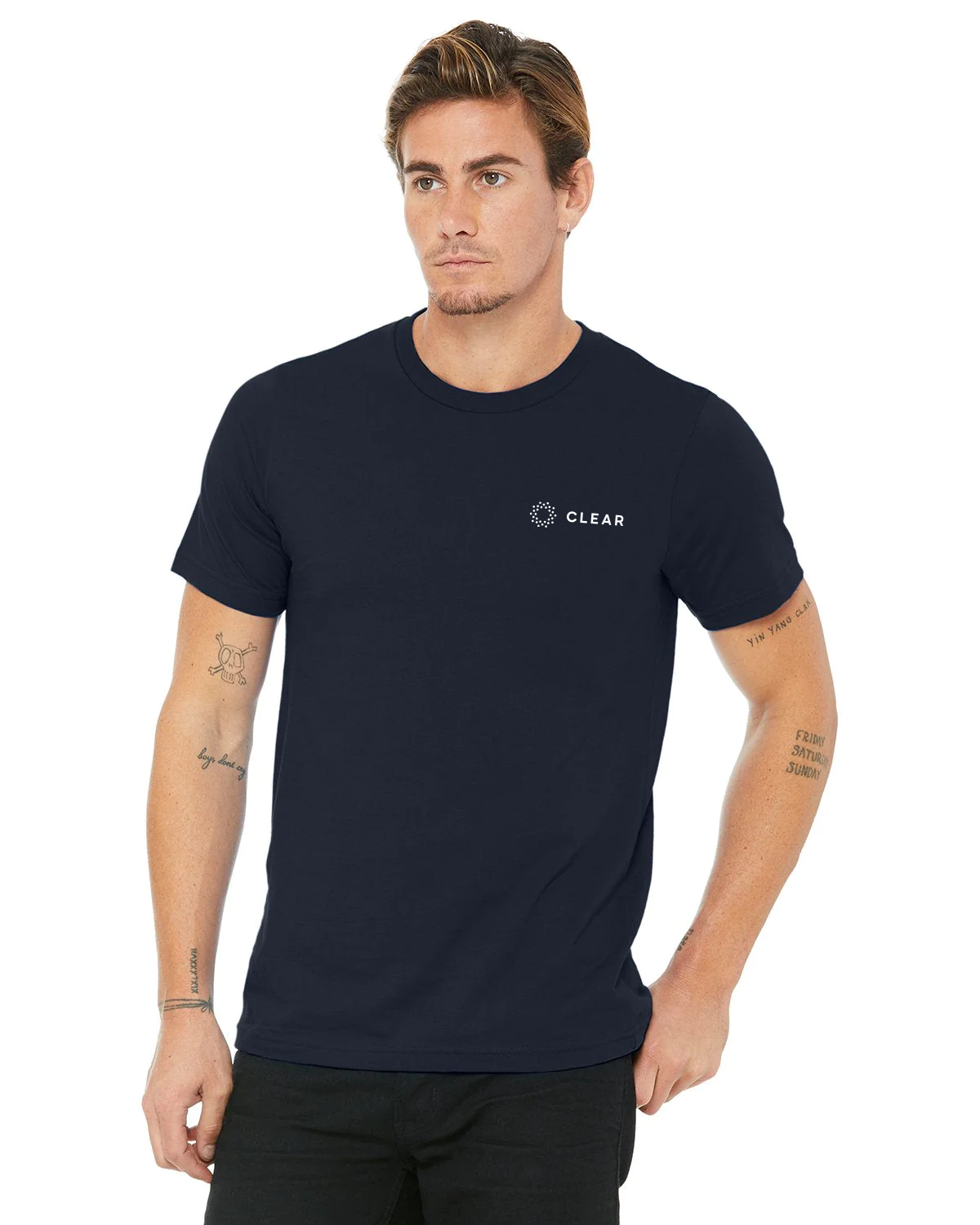 Bella Jersey T-Shirt, Navy [CLEAR]