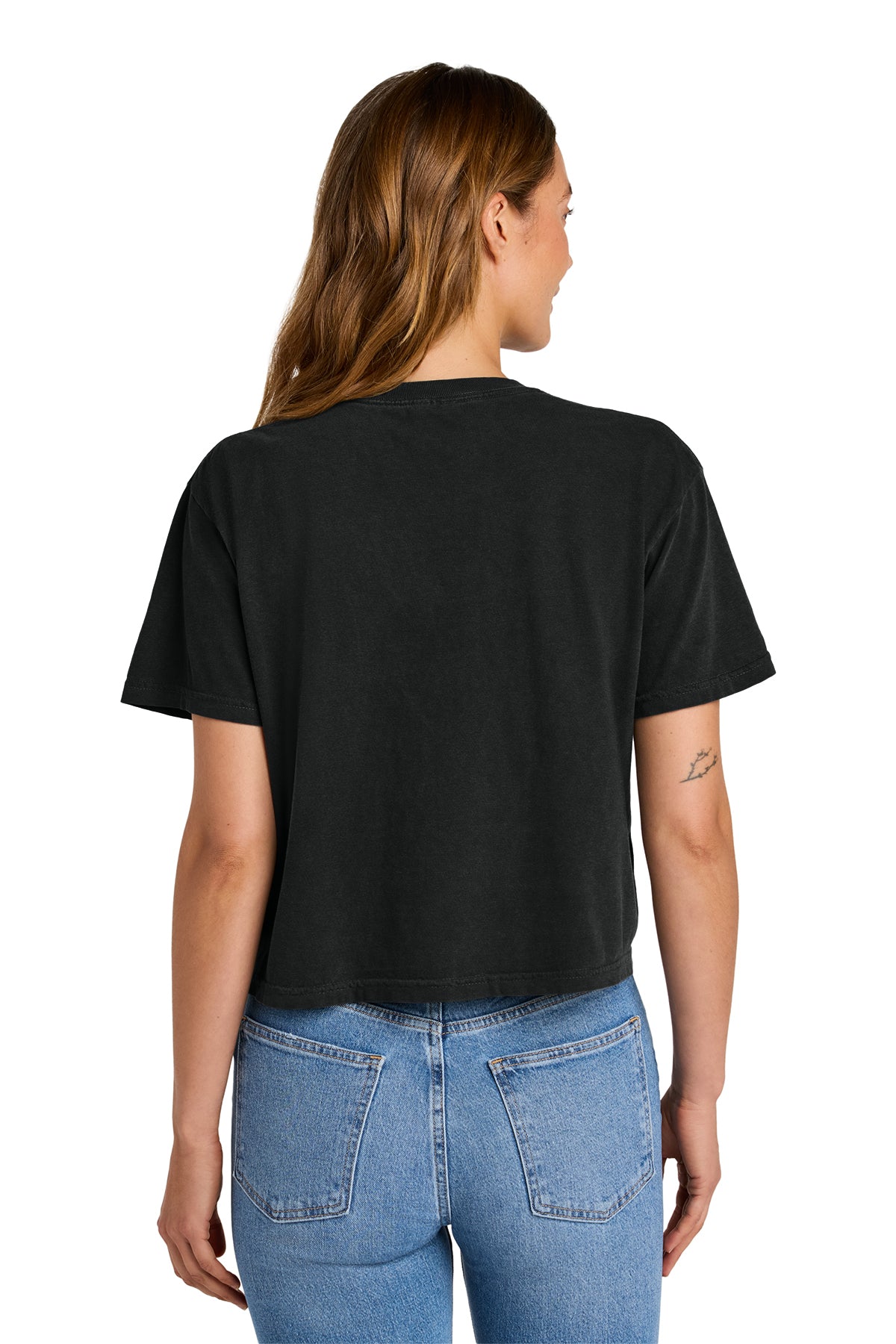 Comfort Colors Womens Custom Heavyweight Boxy Tees, Black
