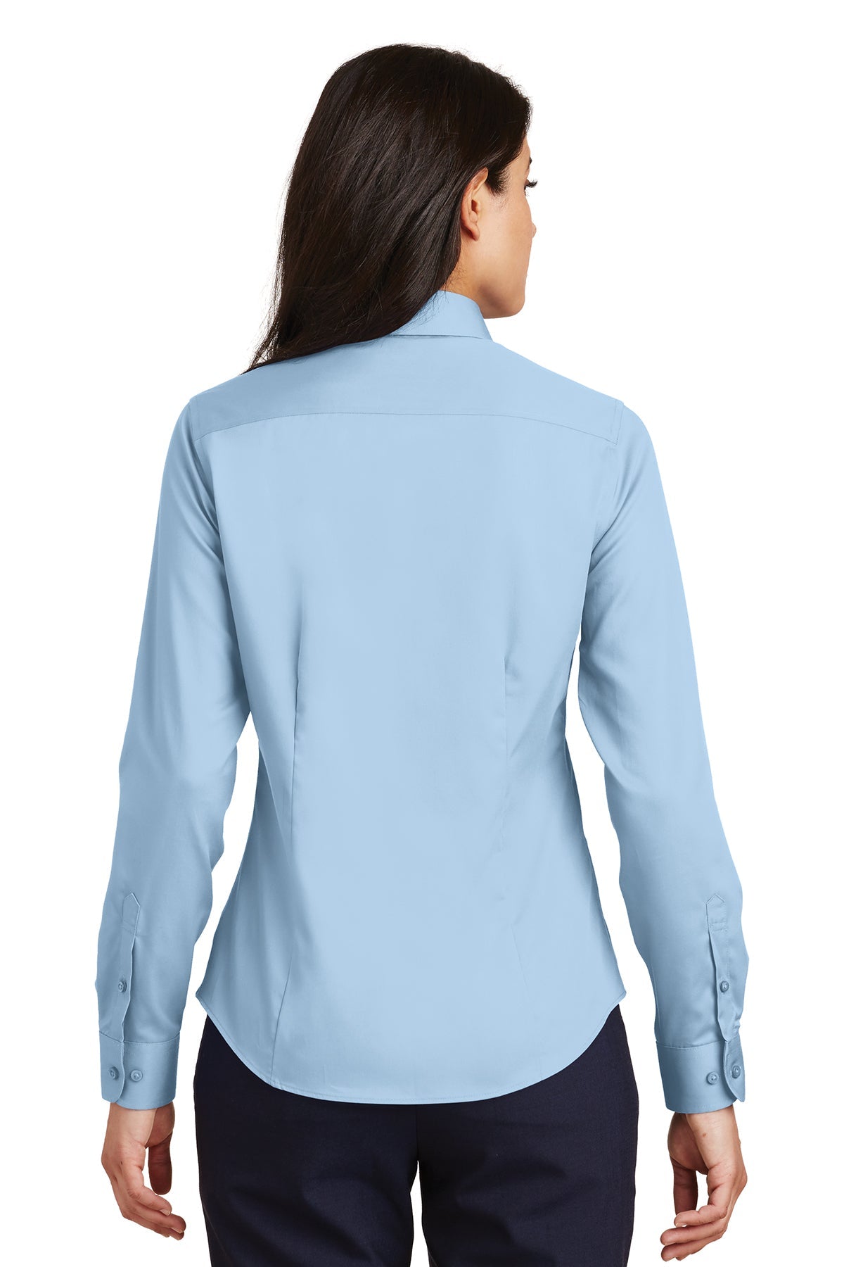 Port Authority Ladies Non-Iron Custom Twill Shirts, Sky Blue [Kentucky United Methodist Children's Homes]