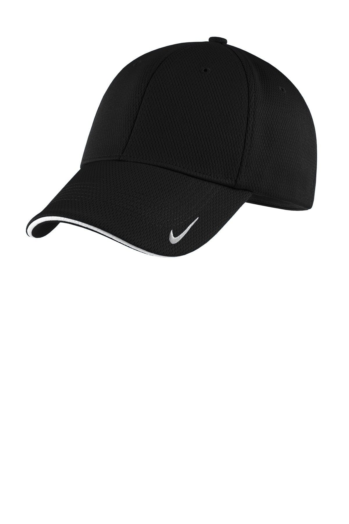 Nike Dri-FIT Mesh Flex Sandwich Cap, Black [Black Diamond Realty]