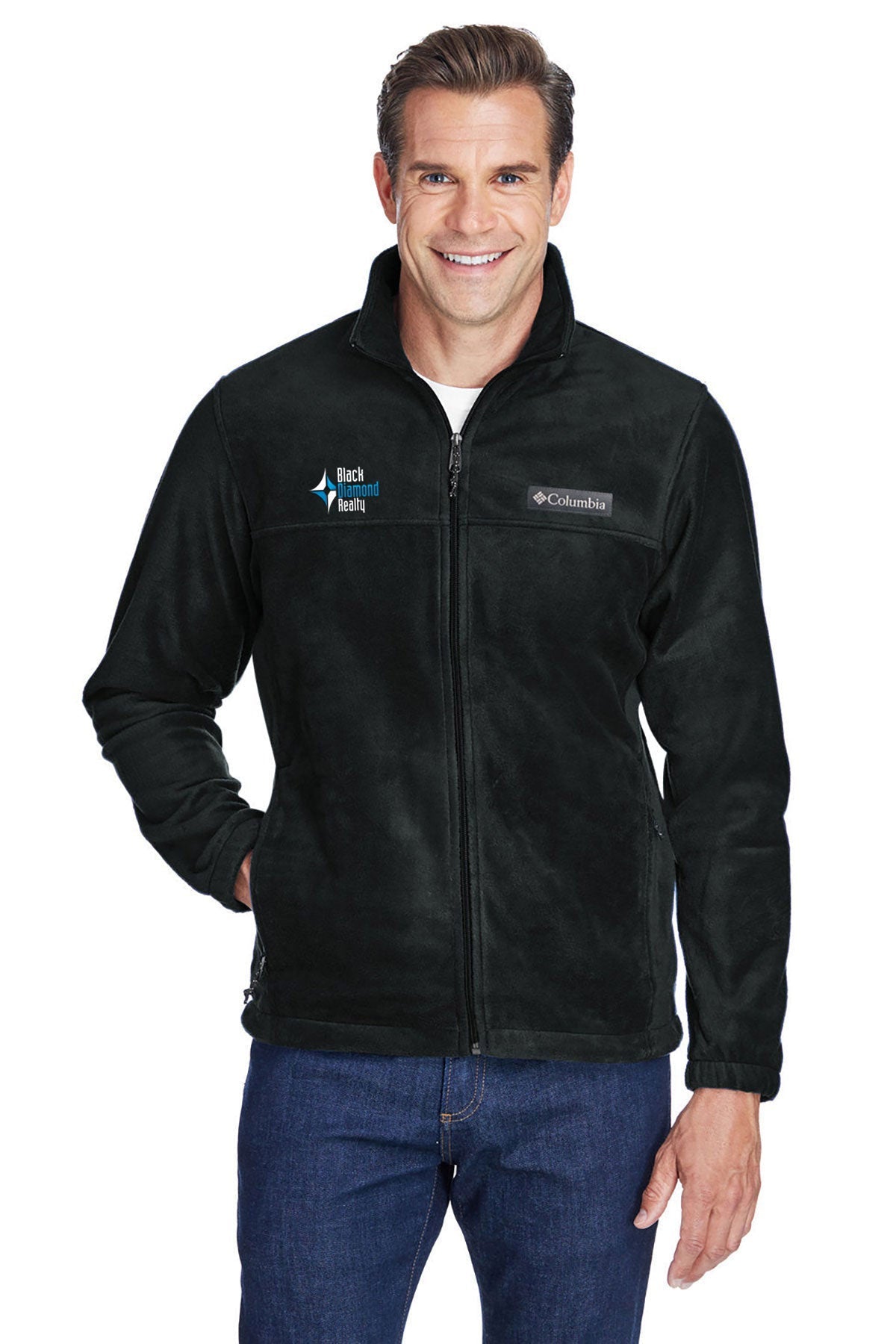Columbia Full Zip Fleece, Black [Black Diamond Realty]