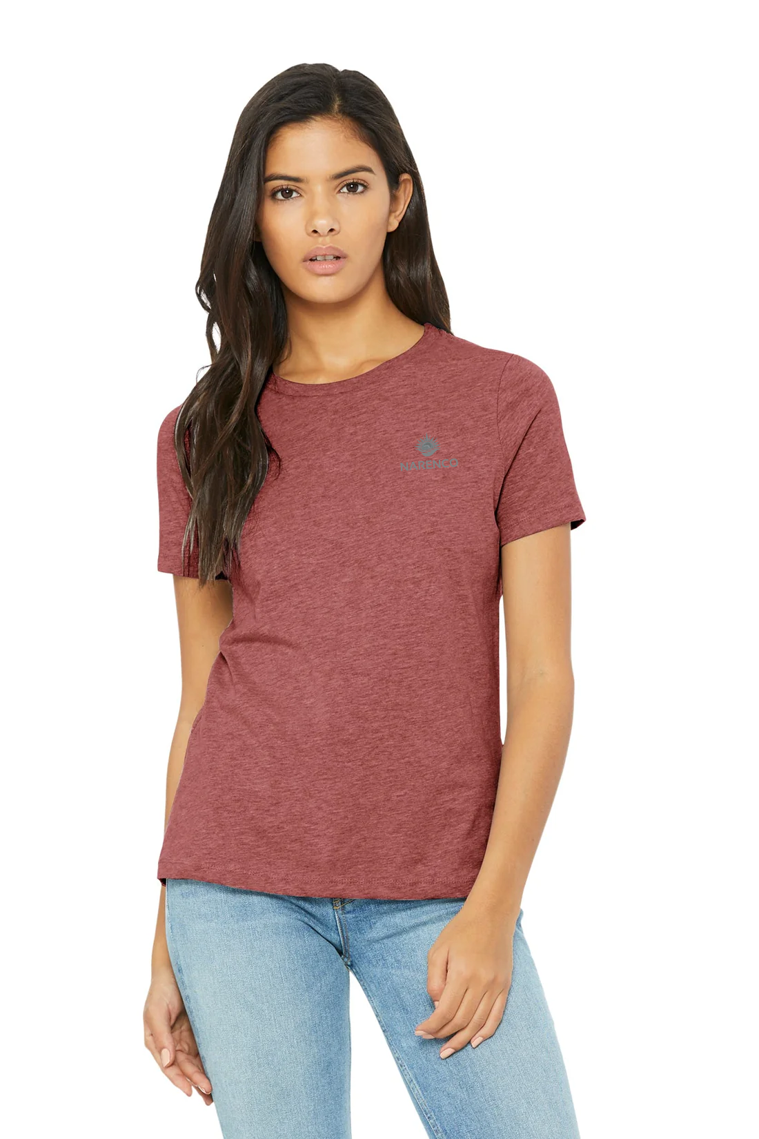 Bella Canvas Womens Relaxed T-Shirt, Mauve [NARENCO]