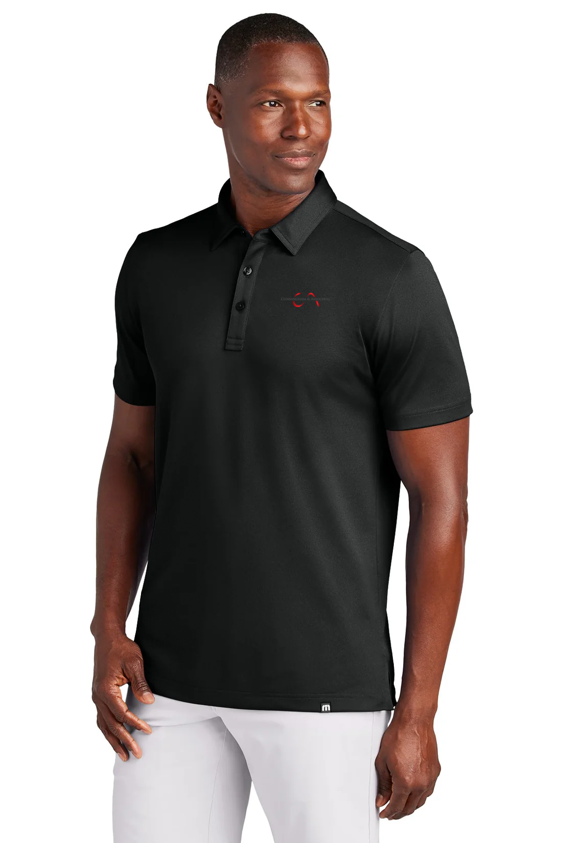 TravisMathew Cabana Solid Polo, Black [Cunningham & Associates, LLC]