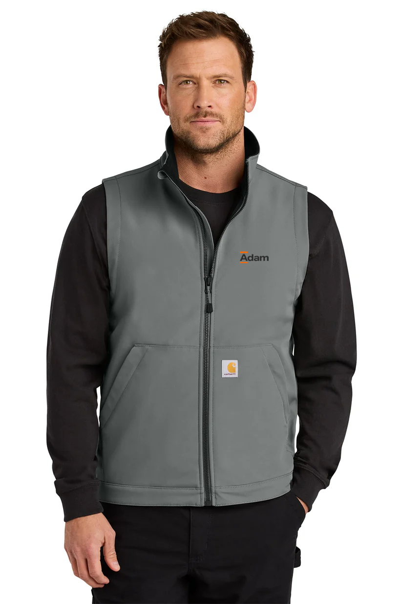Carhartt Rain Defender Soft Shell Vest, Steel [Adam Equipment]