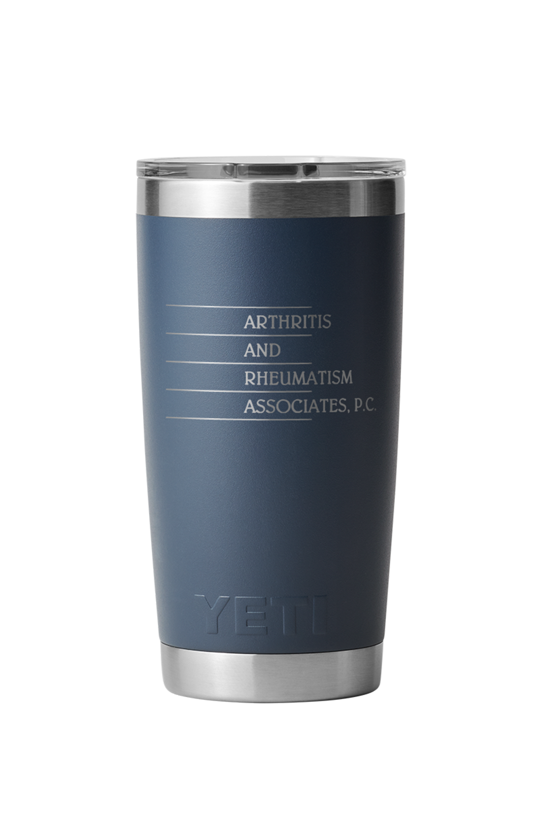 YETI 20 Oz Tumbler with Magslider Lid, Navy [Arthritis & Rheumatism Associates PC]