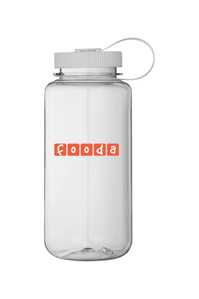 CORE365 Tritan 27oz Wide Mouth Custom Water Bottles, White [Fooda]