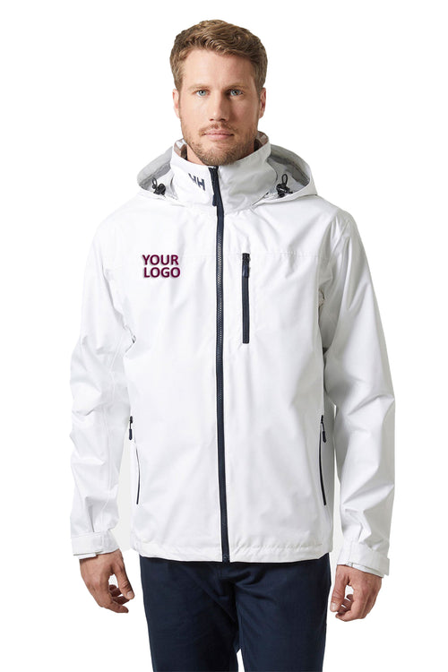 Helly Hansen Women's Hooded Custom Crew Jackets, White