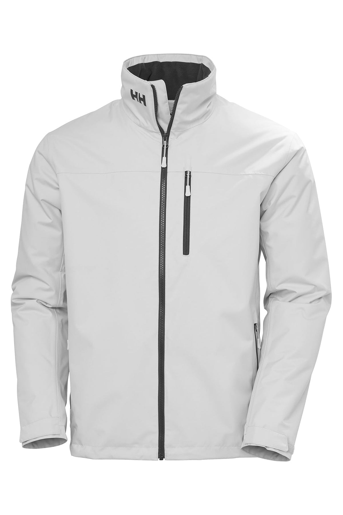Helly Hansen Mens Crew Midlayer Custom Jackets 2.0, Grey Fog