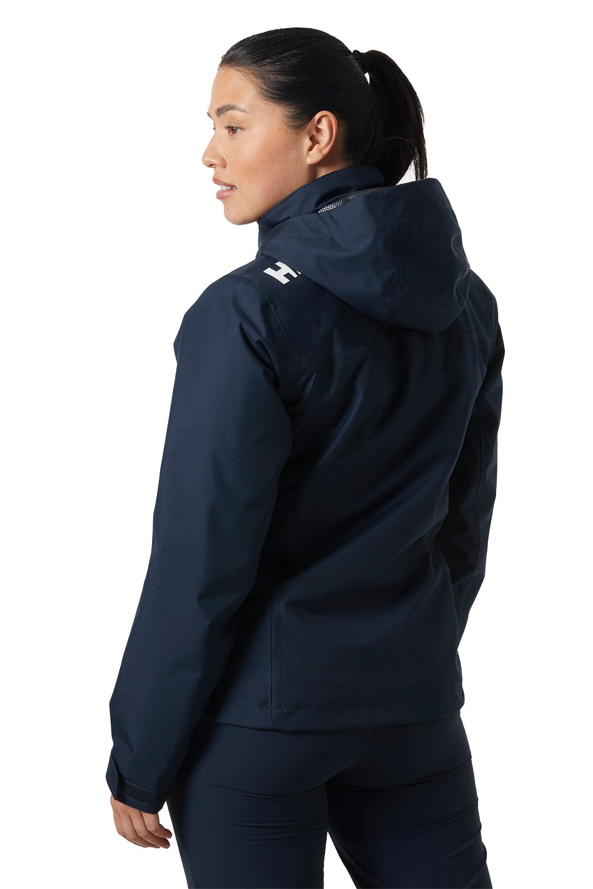 Helly Hansen Womens Crew Hooded Midlayer Custom Jackets 2.0, Navy