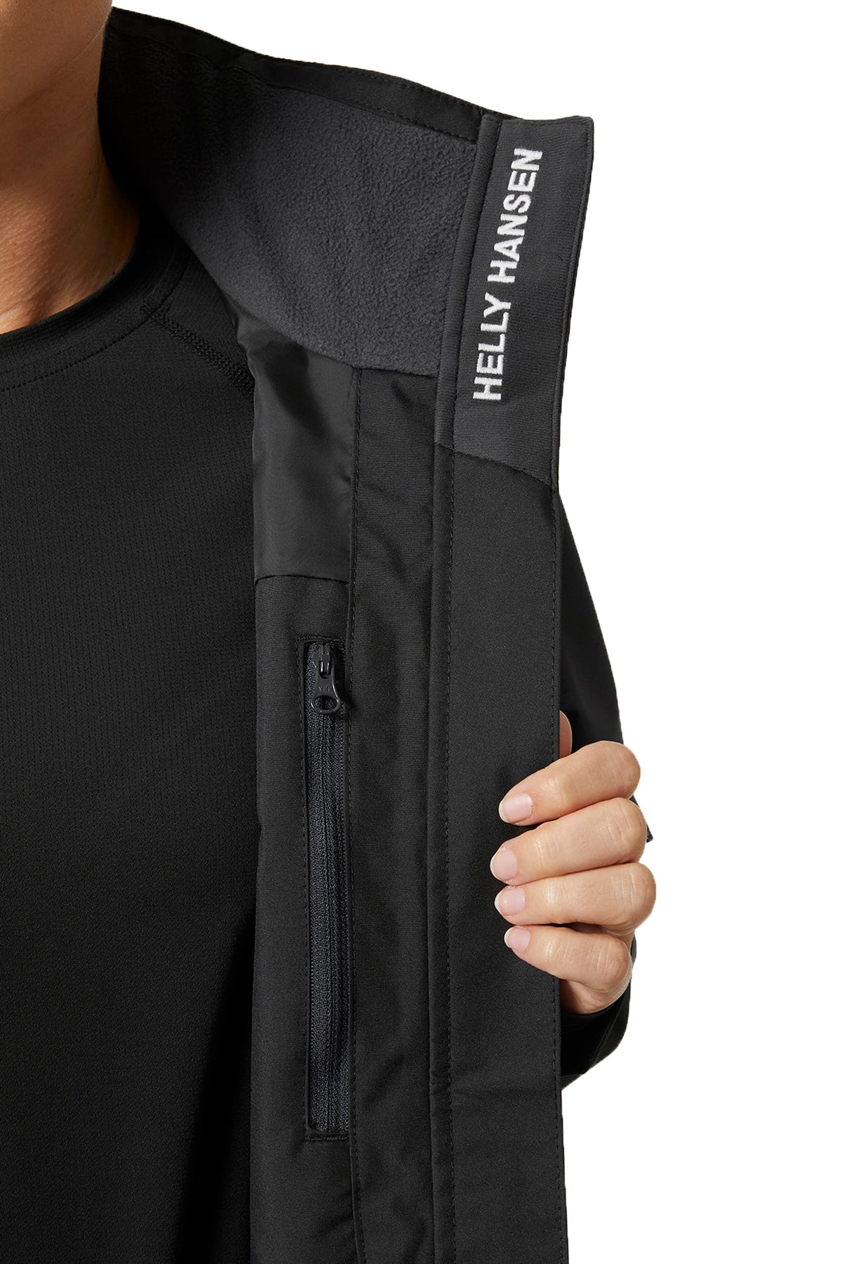 Helly Hansen Women's Hooded Custom Crew Jackets, Black