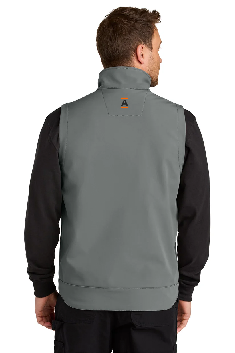 Carhartt Rain Defender Soft Shell Vest, Steel [Adam Equipment]