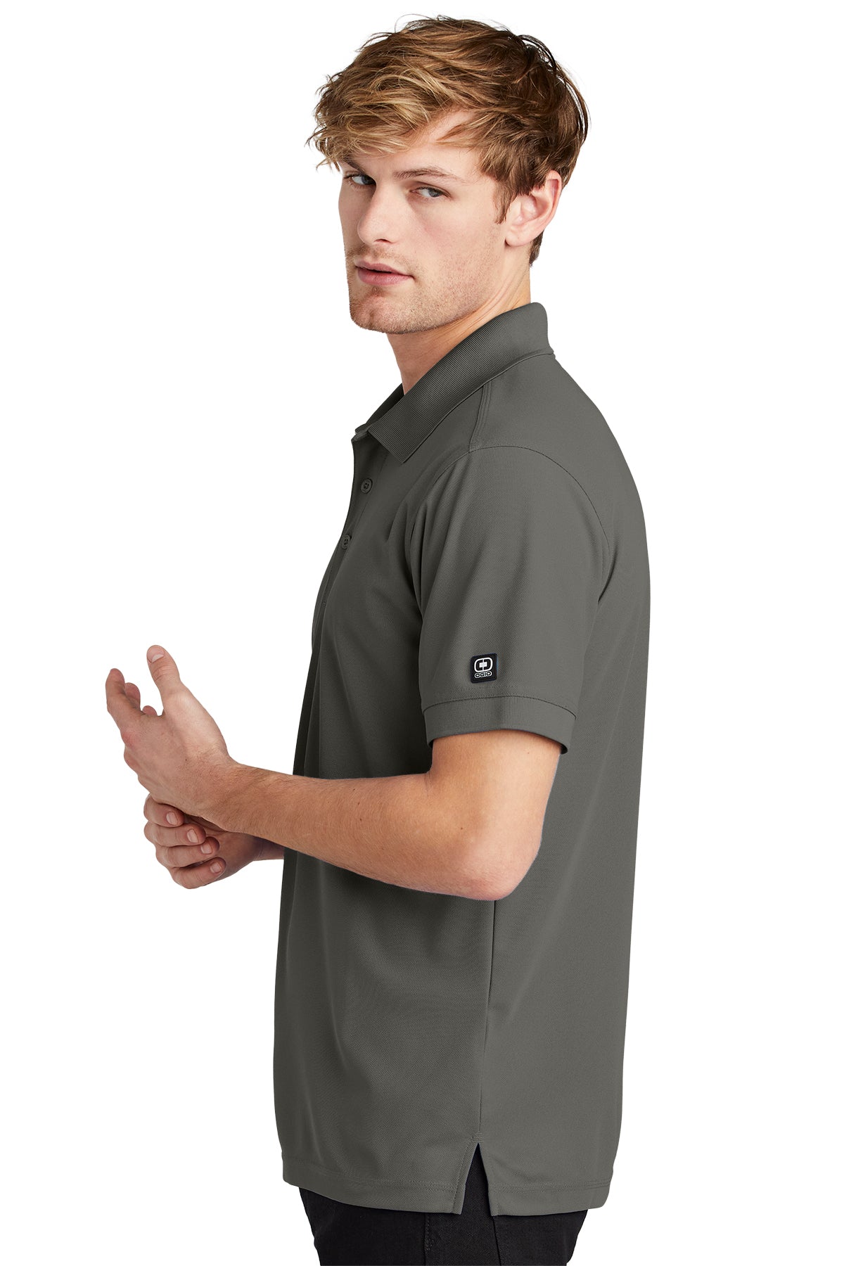 OGIO Caliber Customized Polos, Polo Rogue Grey [VergeSense]