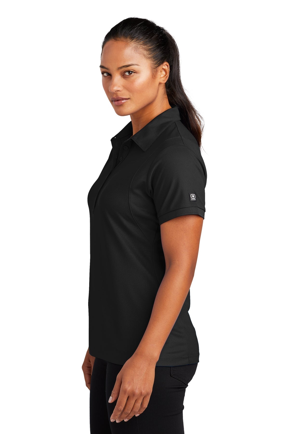 OGIO Ladies Jewel Customized Polos, Blacktop [VergeSense]