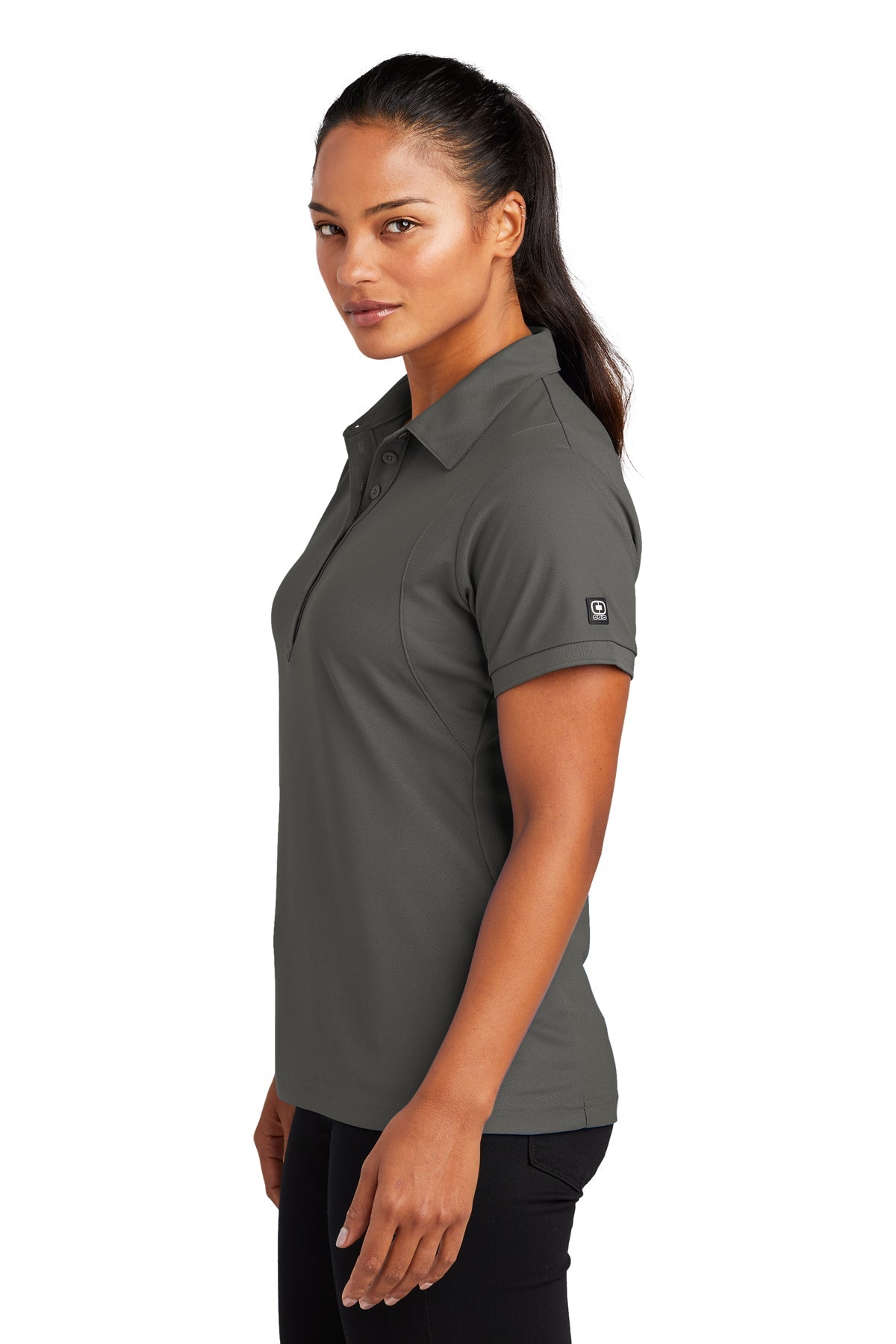 OGIO Ladies Jewel Customized Polos, Rogue Grey [VergeSense]