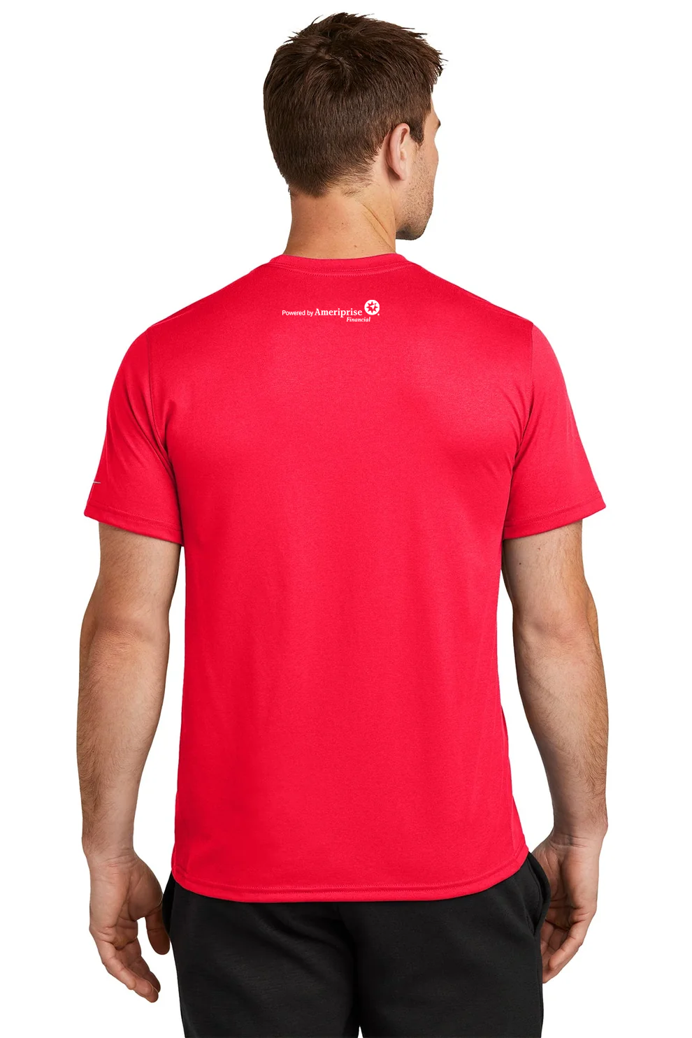 Nike Swoosh Sleeve rLegend Tee, University Red [CIO Wealth Strategies]