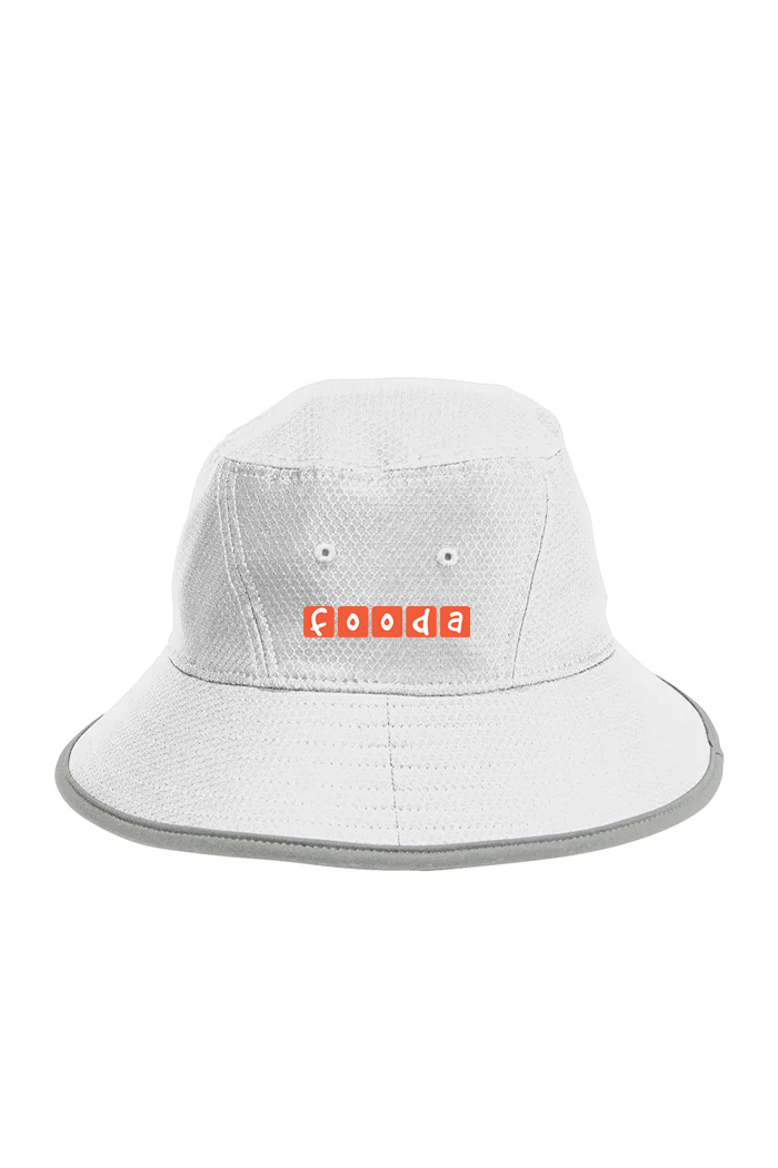 New Era Hex Era Branded Bucket Hats, White Rainstorm Grey [Fooda]
