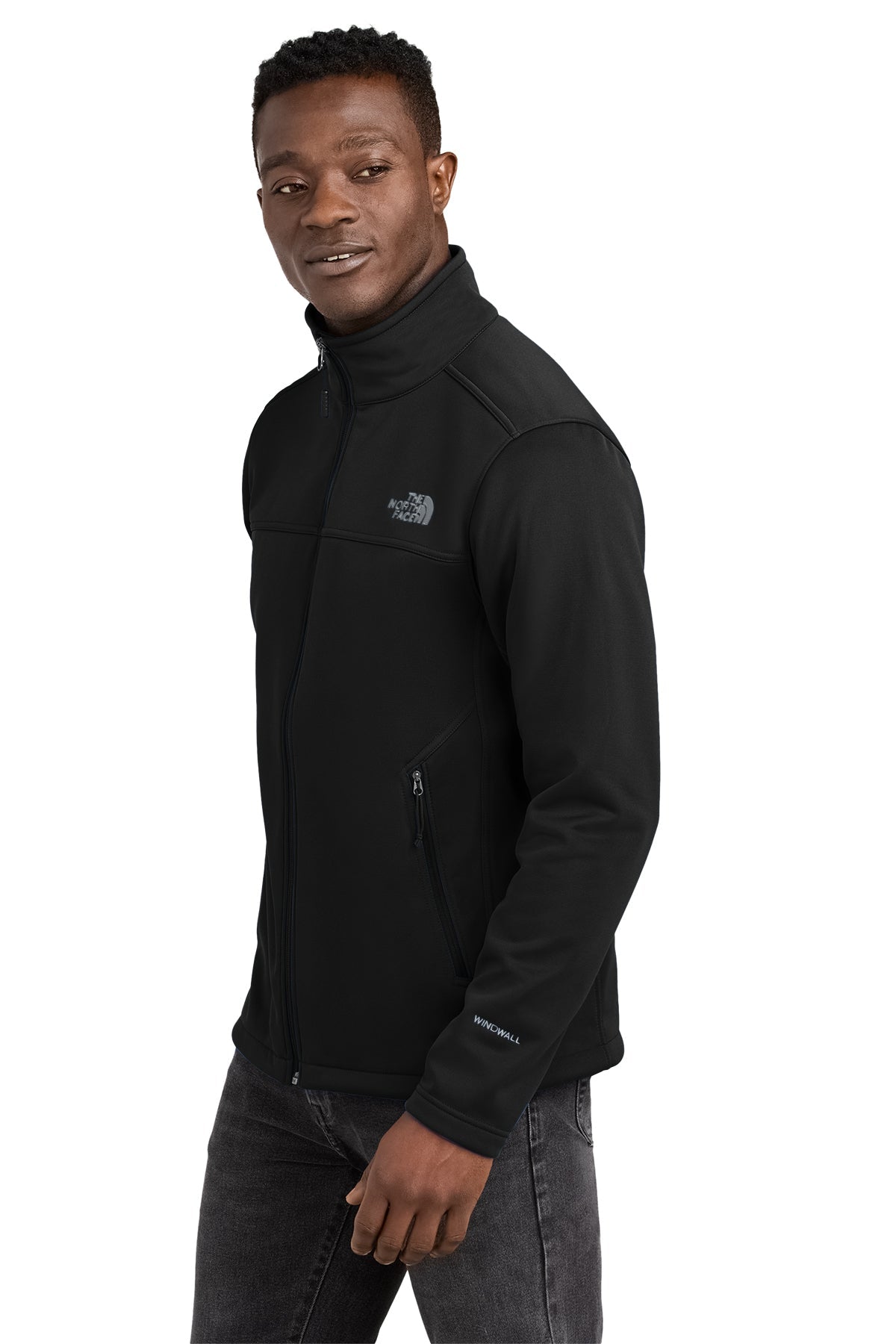 The North Face Ridgewall Soft Shell Custom Jackets, Black [Harris & Associates]