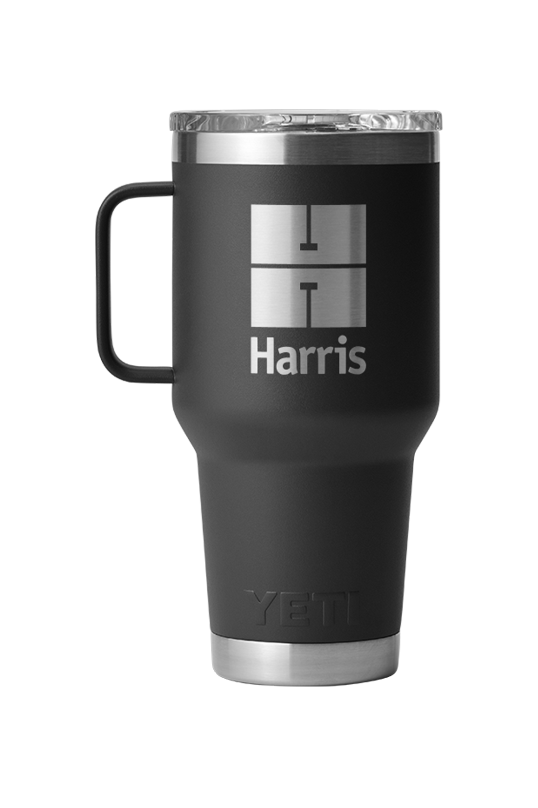 YETI 30 oz Travel Mug with Stronghold Lid, Black [Harris & Associates]