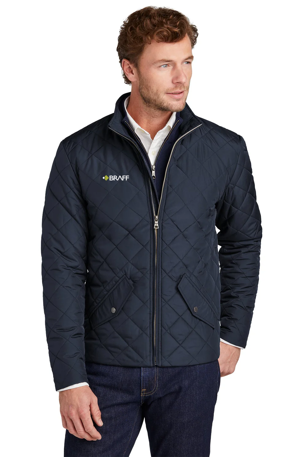 Brooks Brothers Quilted Jacket, Night Navy [The Braff Group]