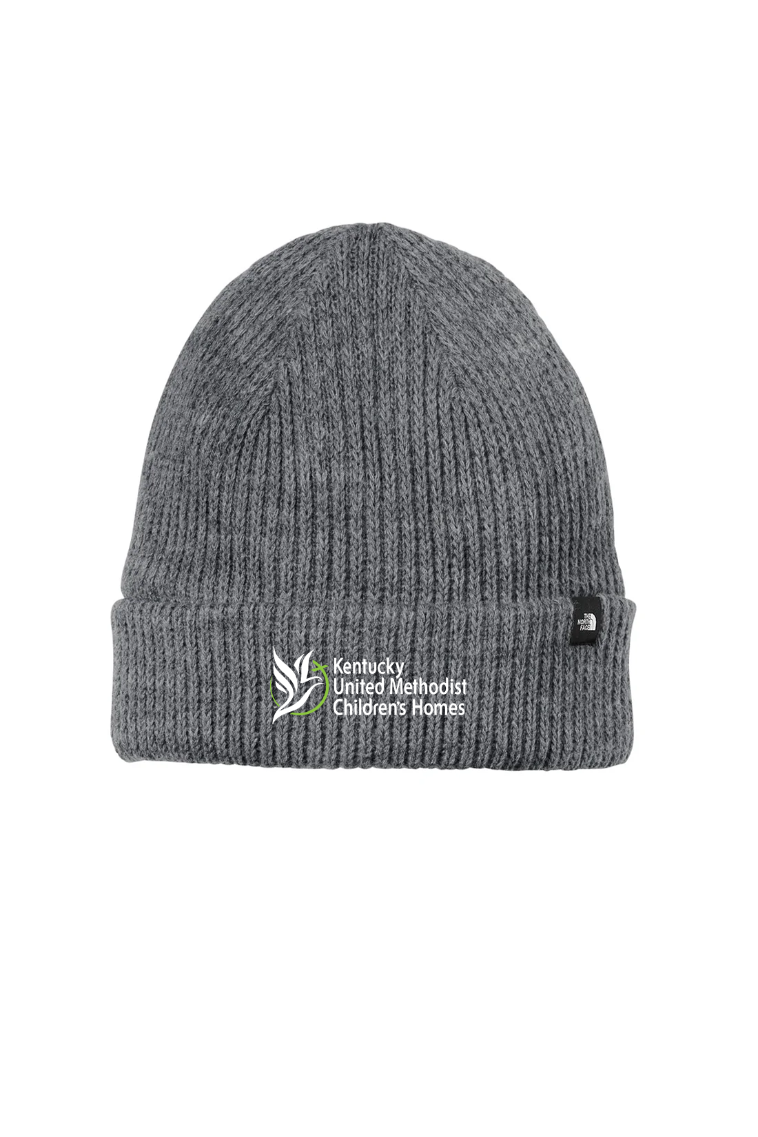 The North Face Circular Rib Beanie, TNF Medium Grey Heather [Kentucky United Methodist Children's Homes]