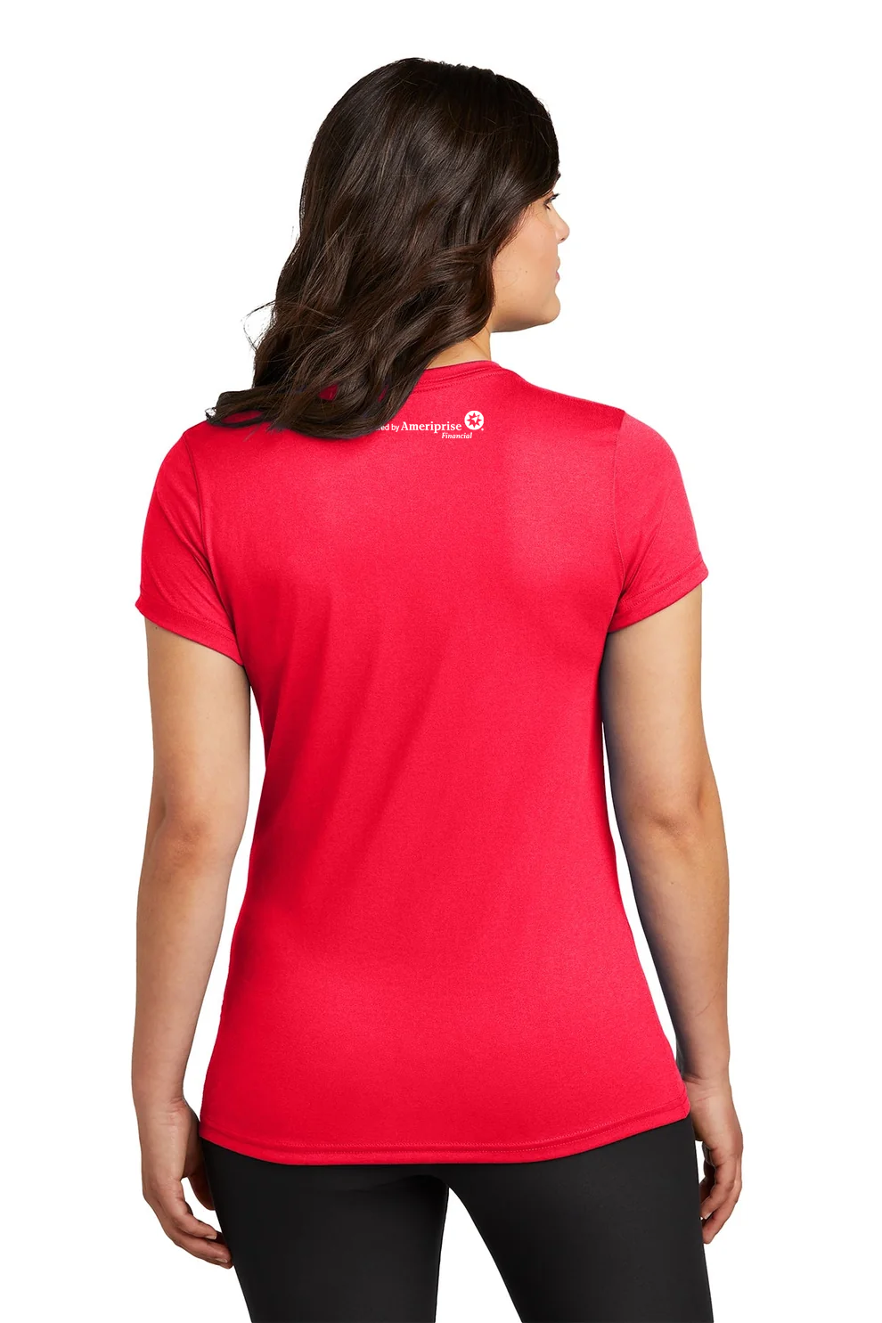 Nike Ladies Swoosh Sleeve rLegend Tee, University Red [CIO Wealth Strategies]