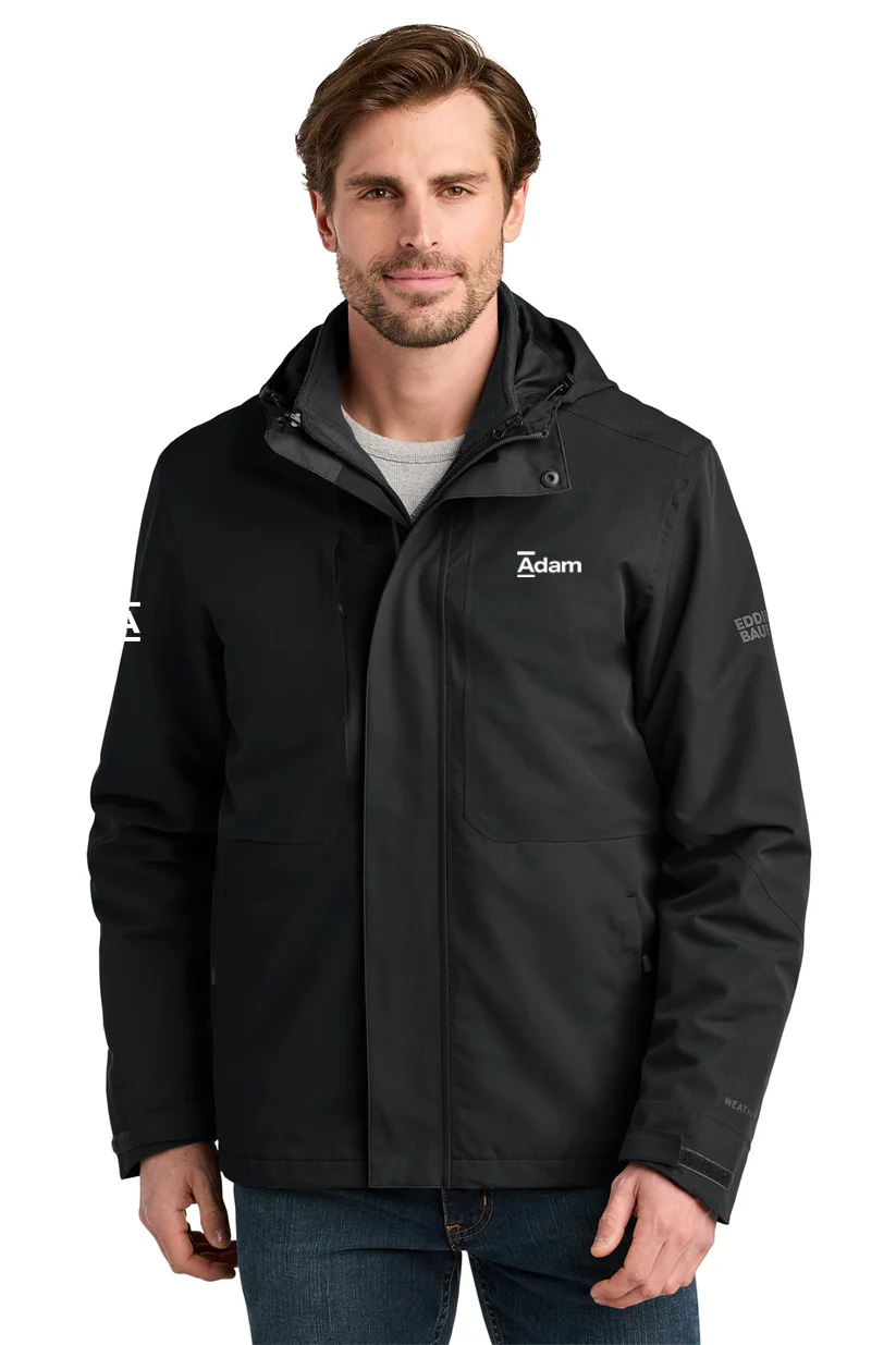 Eddie Bauer WeatherEdge Ridge 3-in-1 Jacket, Black [Adam Equipment]