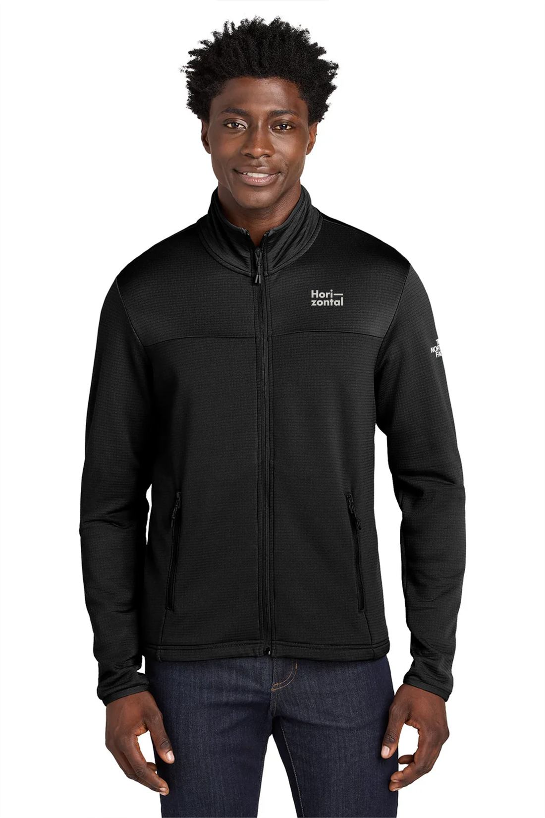 The North Face Aim Full-Zip Fleece Jacket, TNF Black [Horizontal Talent]