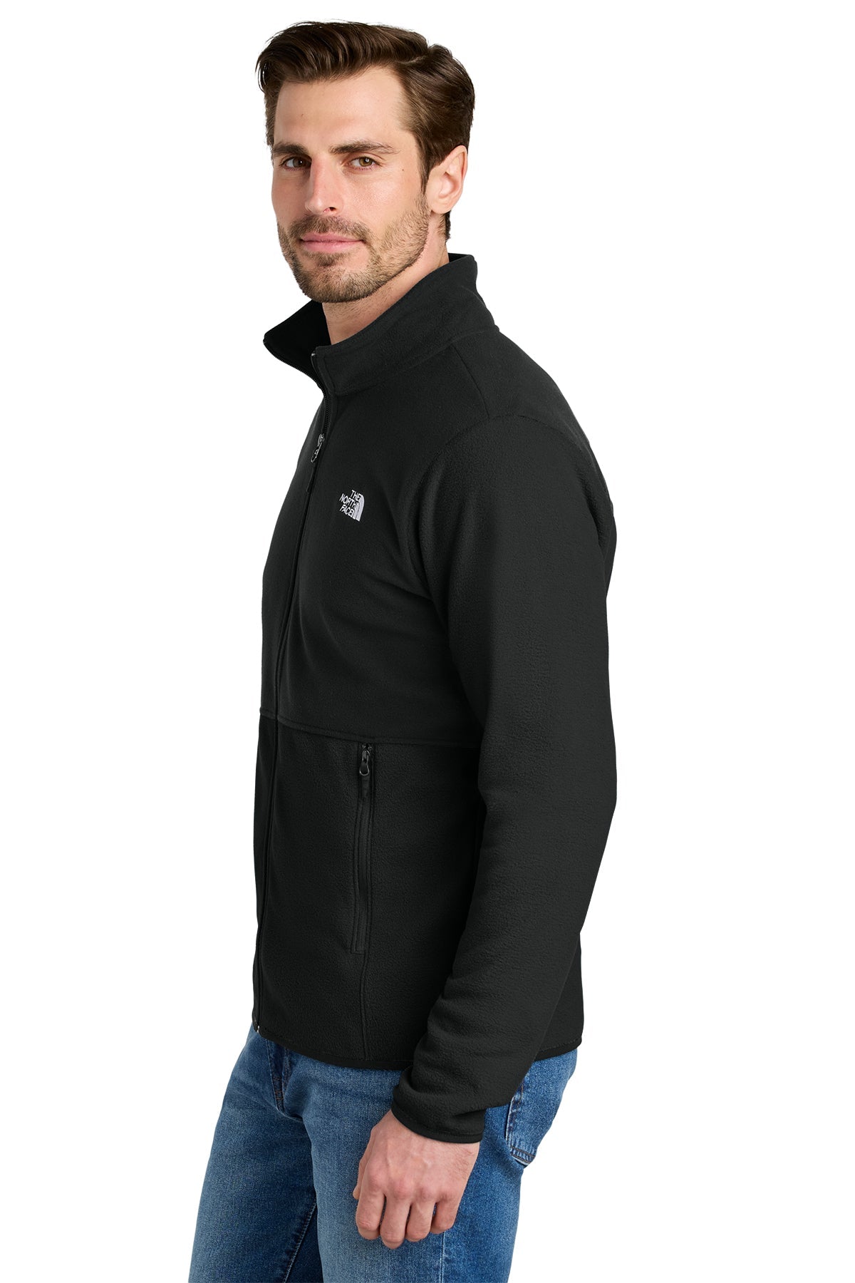 The North Face Glacier Custom Fleece Jackets, Black [Mobius]
