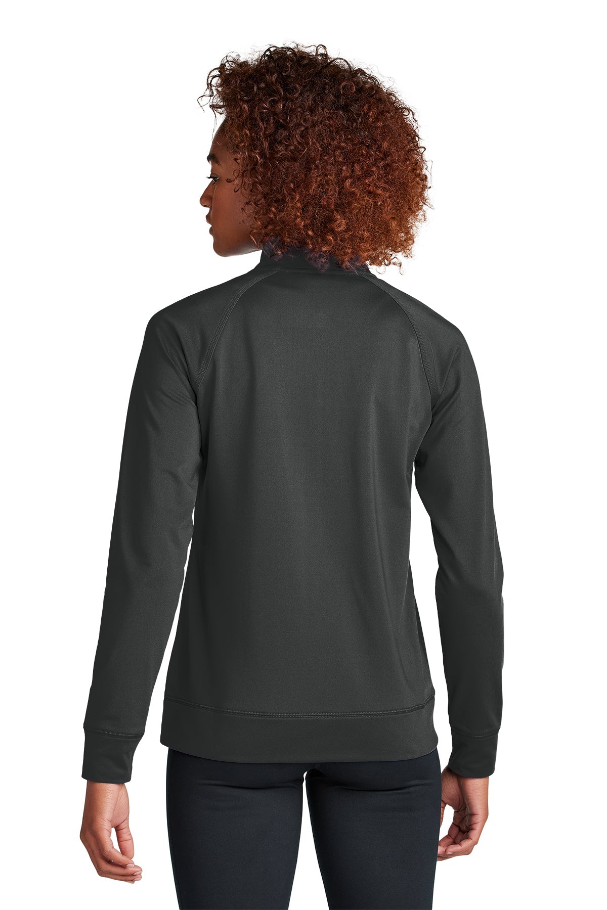 Sport-Tek Women's Custom Sport-Wick Stretch Cadet Jackets, Charcoal Grey