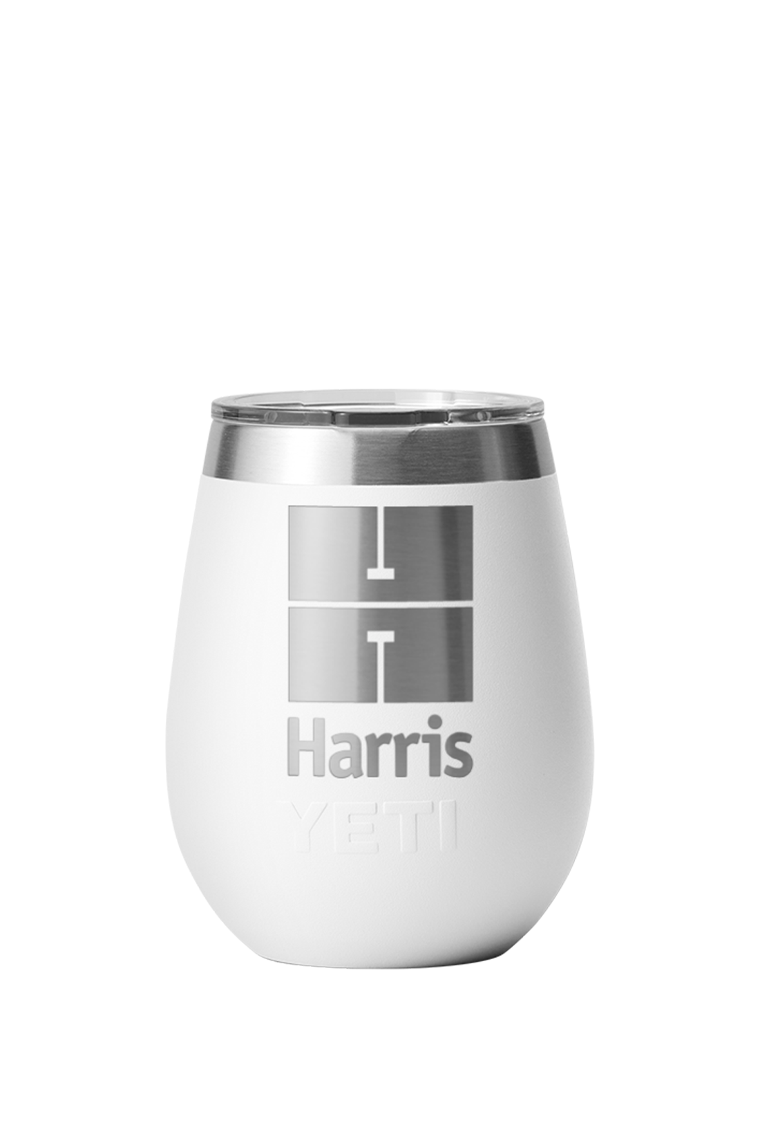 YETI 10 oz Wine Tumbler with Magslider Lid, White [Harris & Associates]