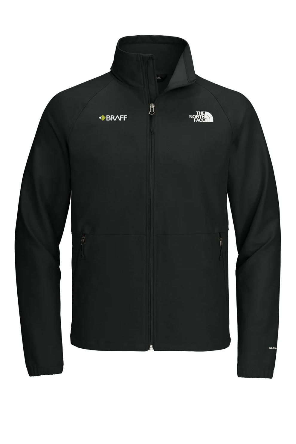 North Face Barr Lake Soft Shell Jacket, Black Heather [The Braff Group]