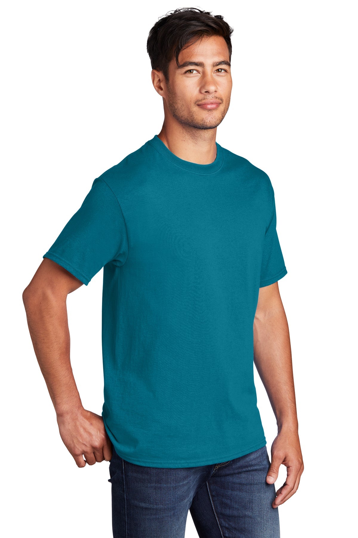 Port & Company Core Cotton Custom Tee's, Teal [Piney Ridge Treatment Center]