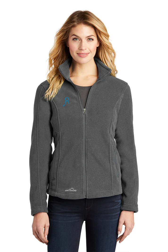 Eddie Bauer Ladies Full-Zip Fleece Jacket, Grey Steel [Real8 Group]