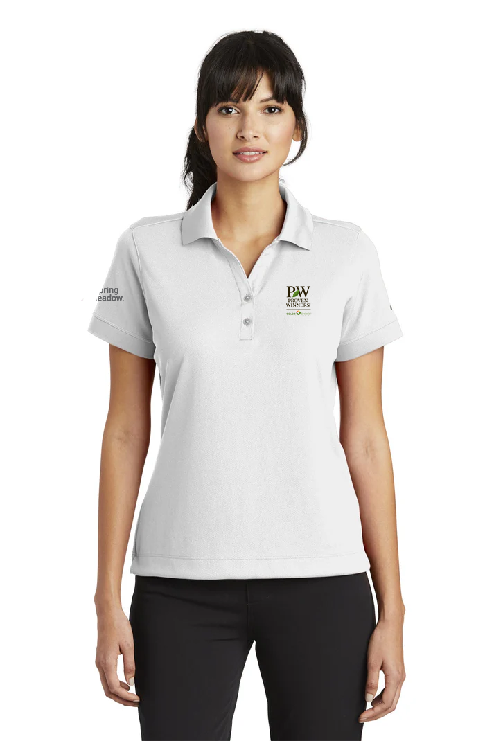 Nike Ladies Dri-FIT Classic Polo, White [Spring Meadow Nursery]