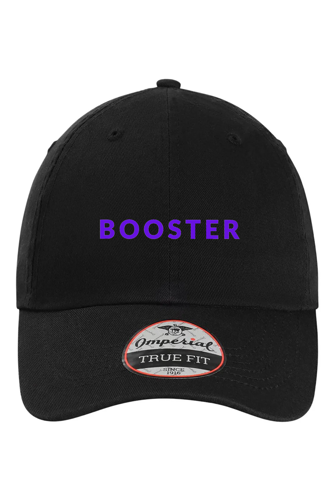 Imperial The Original Buckle  Dad Hat, Black [Booster]