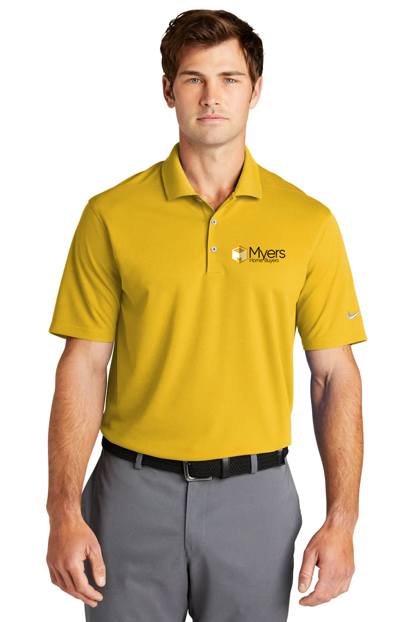 Nike Dri-FIT Micro Pique Polo, Varsity Maize [Myers Home Buyers]