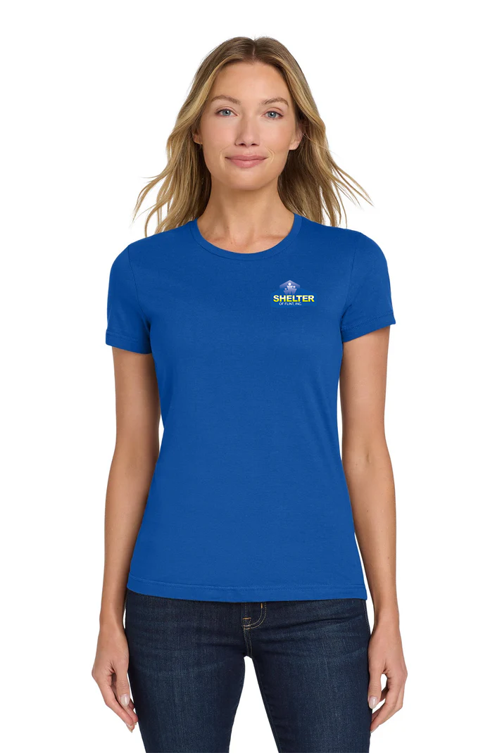 Gildan Softstyle Ladies T Shirt, Royal [Shelter of Flint]