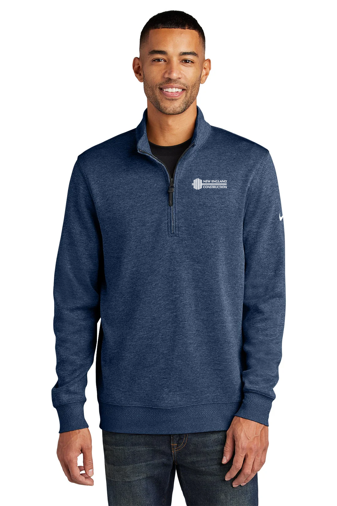 Nike Dri-FIT Corporate Half-Zip, Navy [New England Construction]