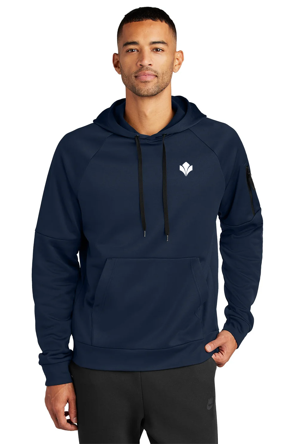 Nike Therma-FIT Pocket Pullover Hoodie, Navy [Zura Bio]