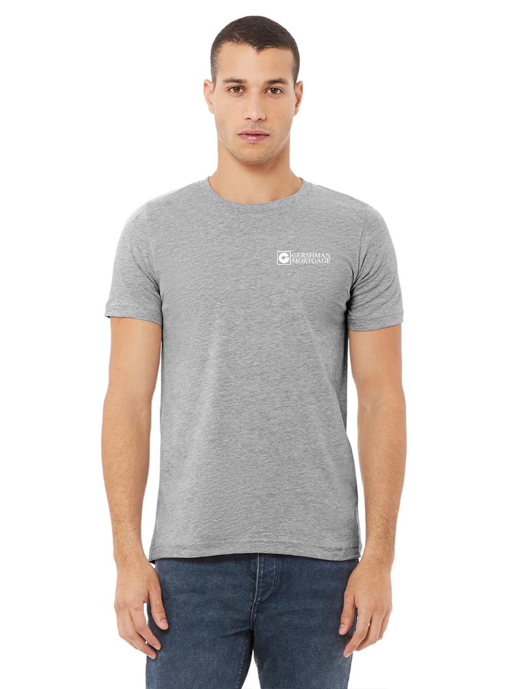 Bella Canvas Unisex Jersey T-Shirt, Athletic Heather [Gershman Mortgage]